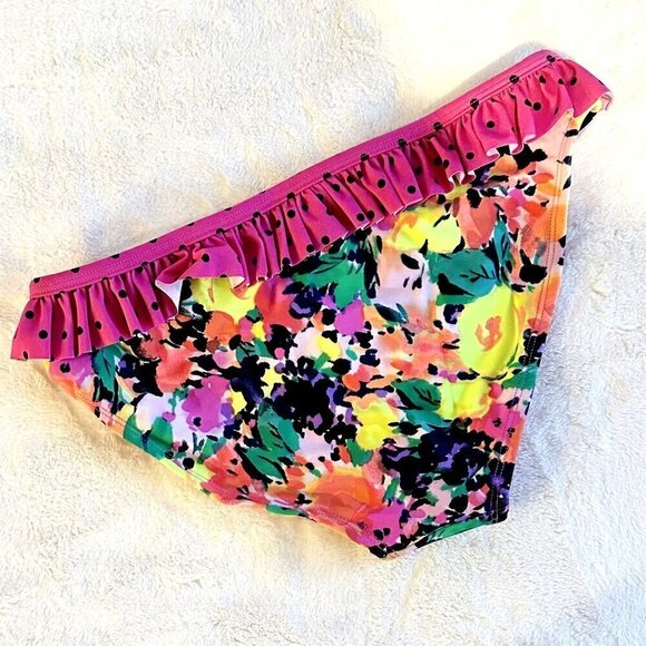 Xhilaration Floral Swim Bottom - Size: Small - Picture 4 of 4